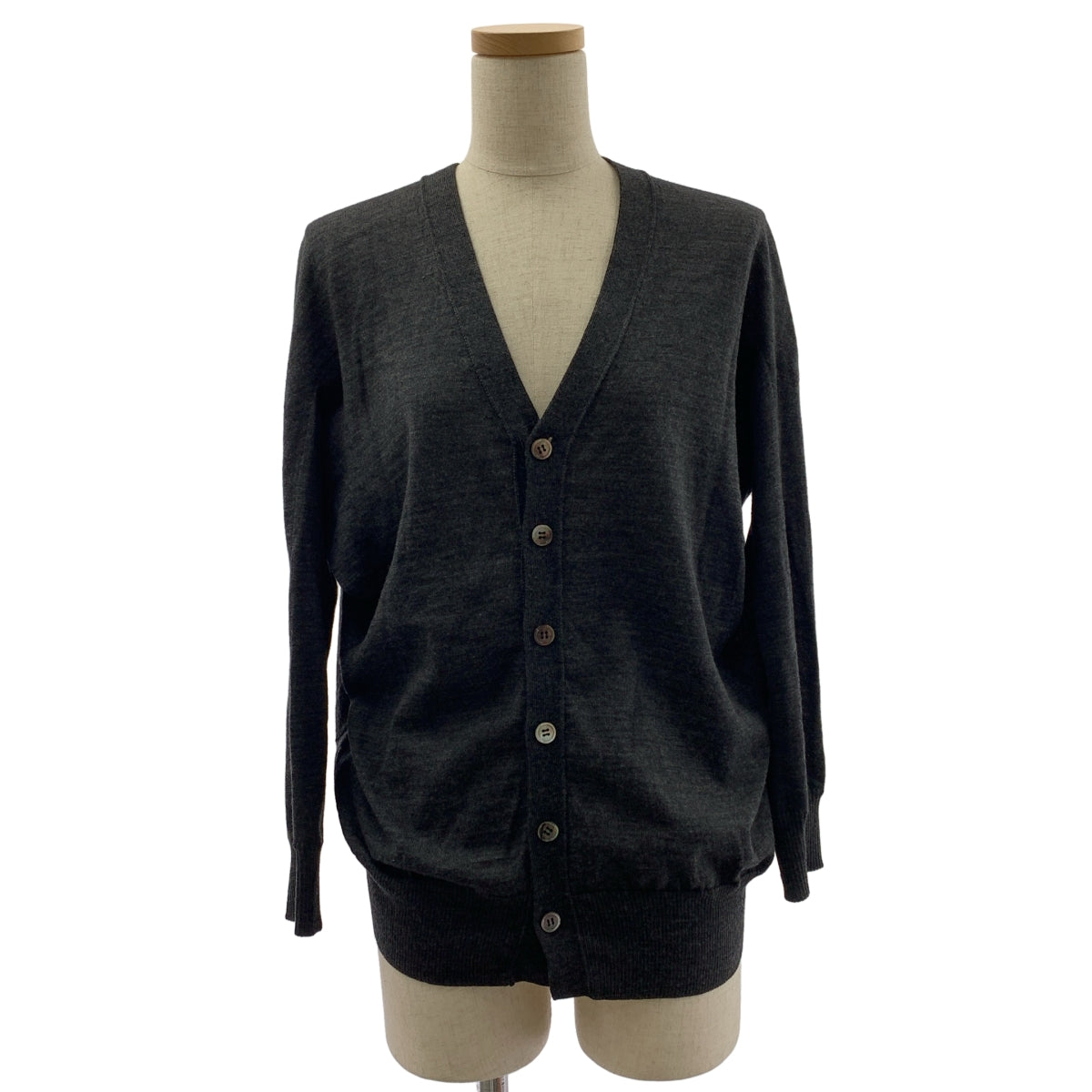 JUNYA WATANABE COMME des GARCONS / ジュンヤワタナベ | 2013AW | ウール バックボタン ニット カーディガン | S |