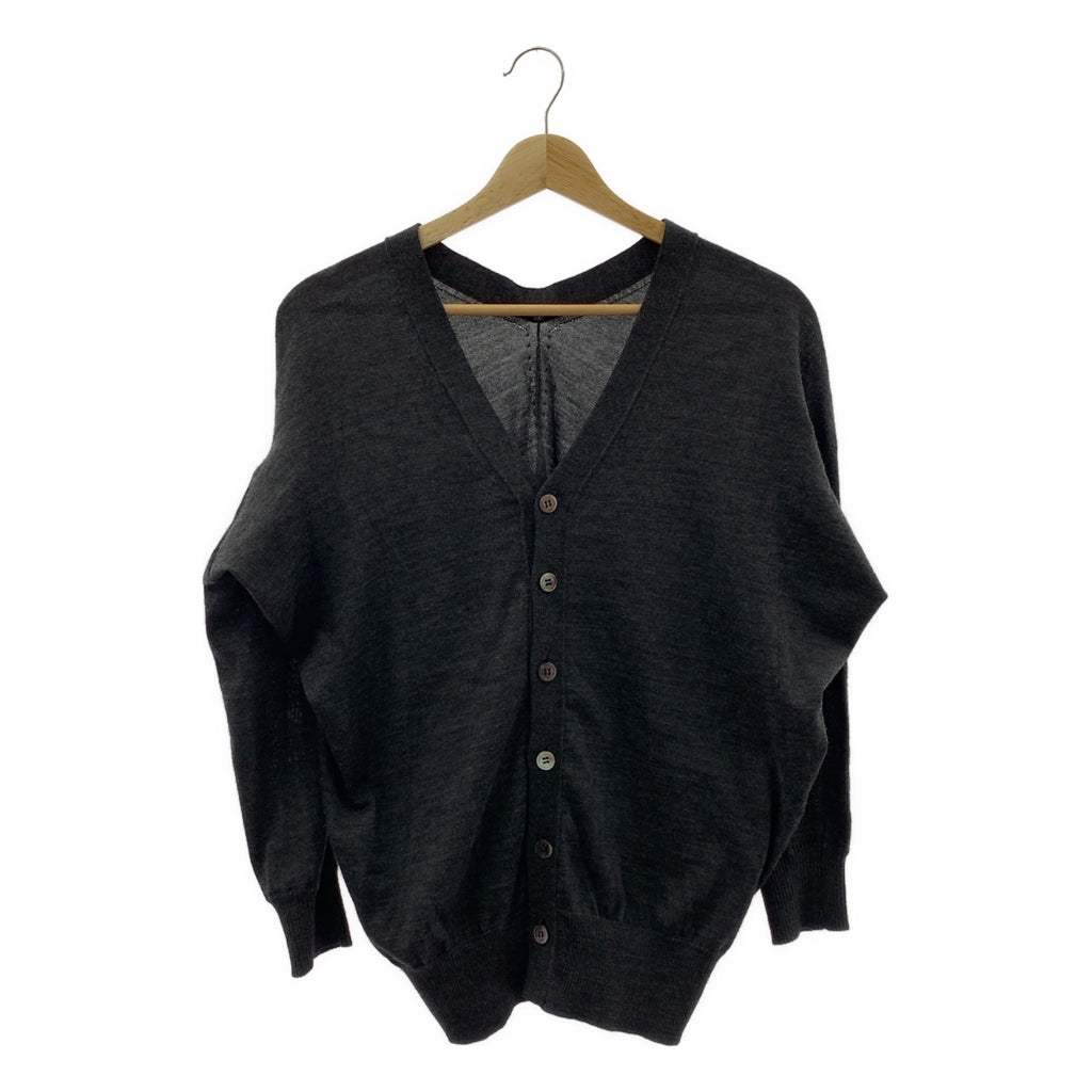 JUNYA WATANABE COMME des GARCONS / ジュンヤワタナベ | 2013AW | ウール バックボタン ニット カーディガン | S |