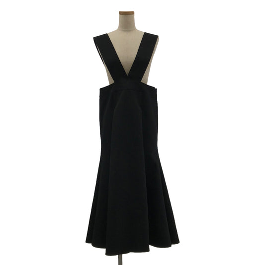 [Good Condition] tao COMME des GARCONS | 2023SS | Side Zip Over Dress / Suspender Skirt | M | Black | Women's