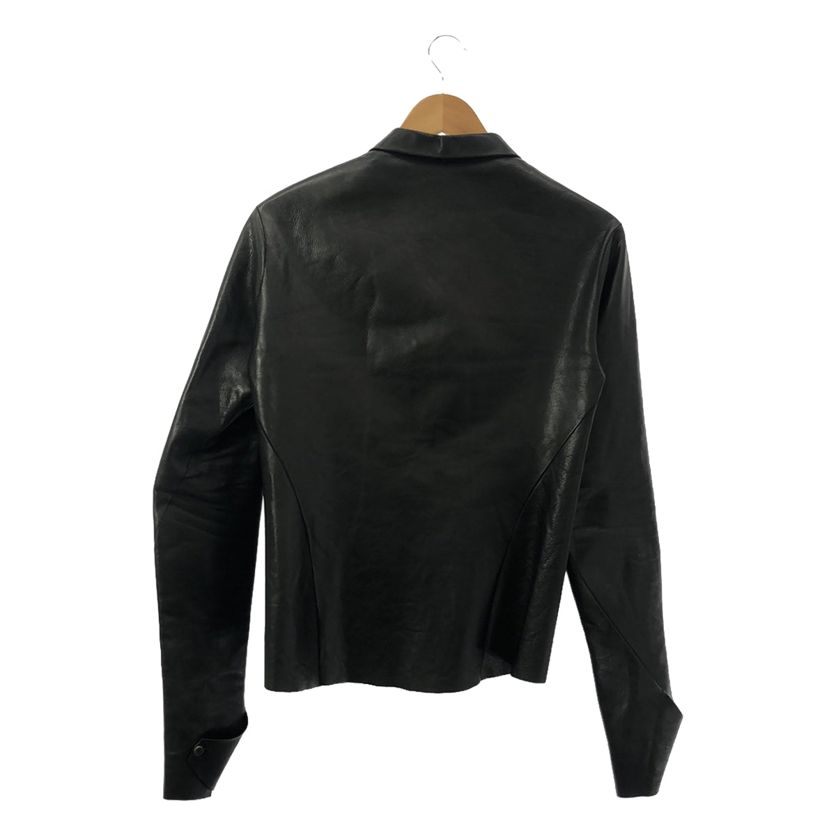 美品】 m.a+ / エムエークロス | leather jacket / レザー シャツ ジャケット | 44 | black | レデ – KLD