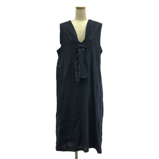 ASEEDONCLOUD | Linen Tie Design Sleeveless Dress | F | Women's