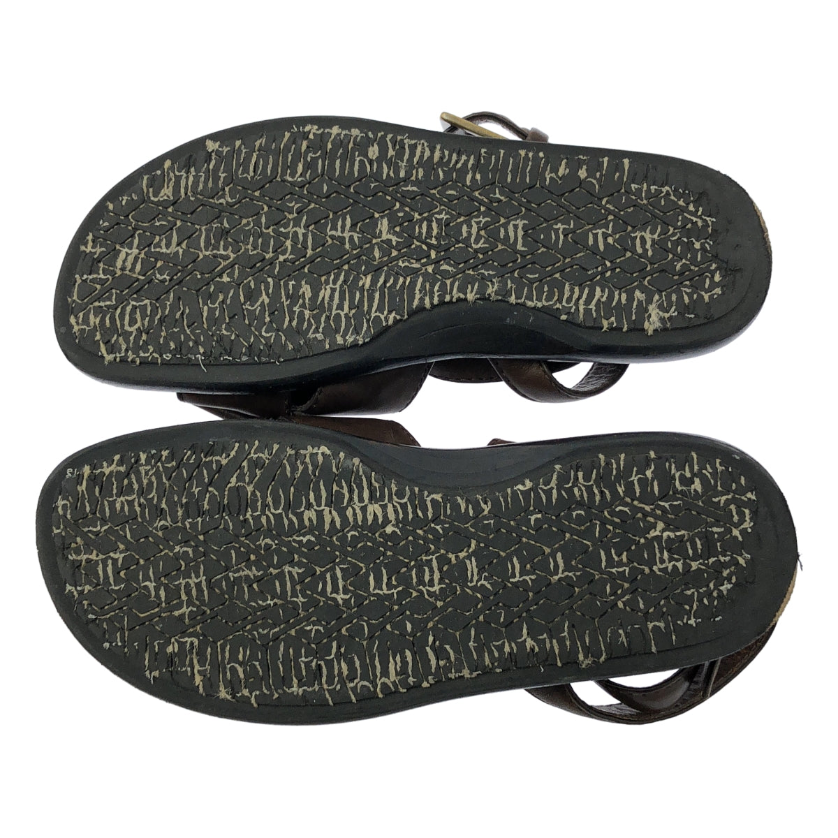 MARNI / 마르니 | 발목 스트랩 리본 가죽 샌들 | 37 | 브라운 / 블랙 | 여성