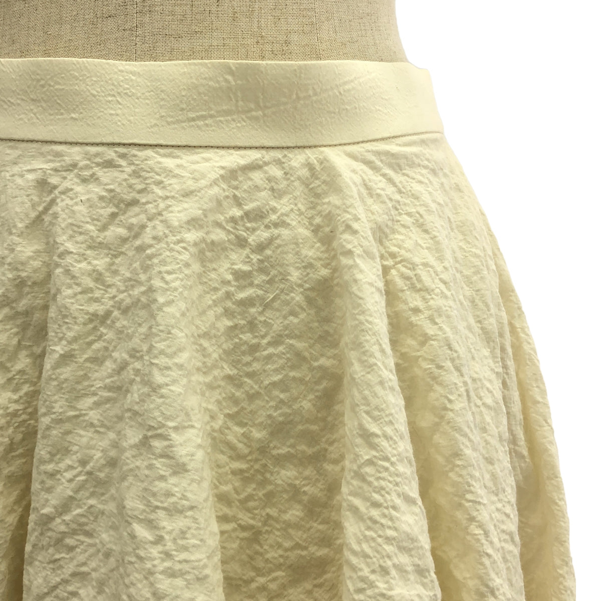 ENFOLD / Enfold | 褶皺棉質 SKIRT 多層裙 | 38 | 象牙白 | 女款