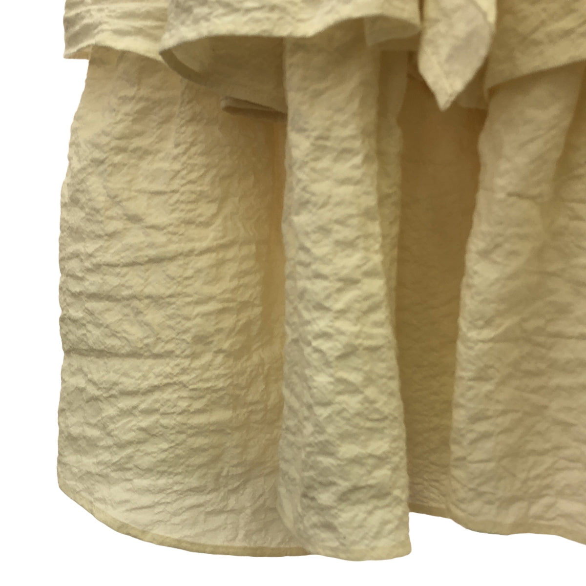 ENFOLD / Enfold | 褶皺棉質 SKIRT 多層裙 | 38 | 象牙白 | 女款