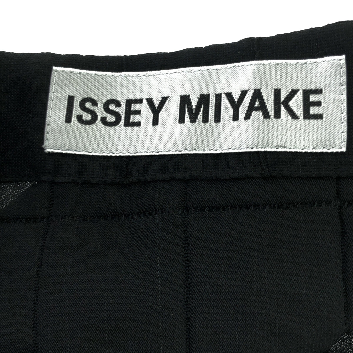 【美品】  ISSEY MIYAKE / イッセイミヤケ | スクエアネック オーバー ドレス ワンピース | 2 | ブラック | レディース