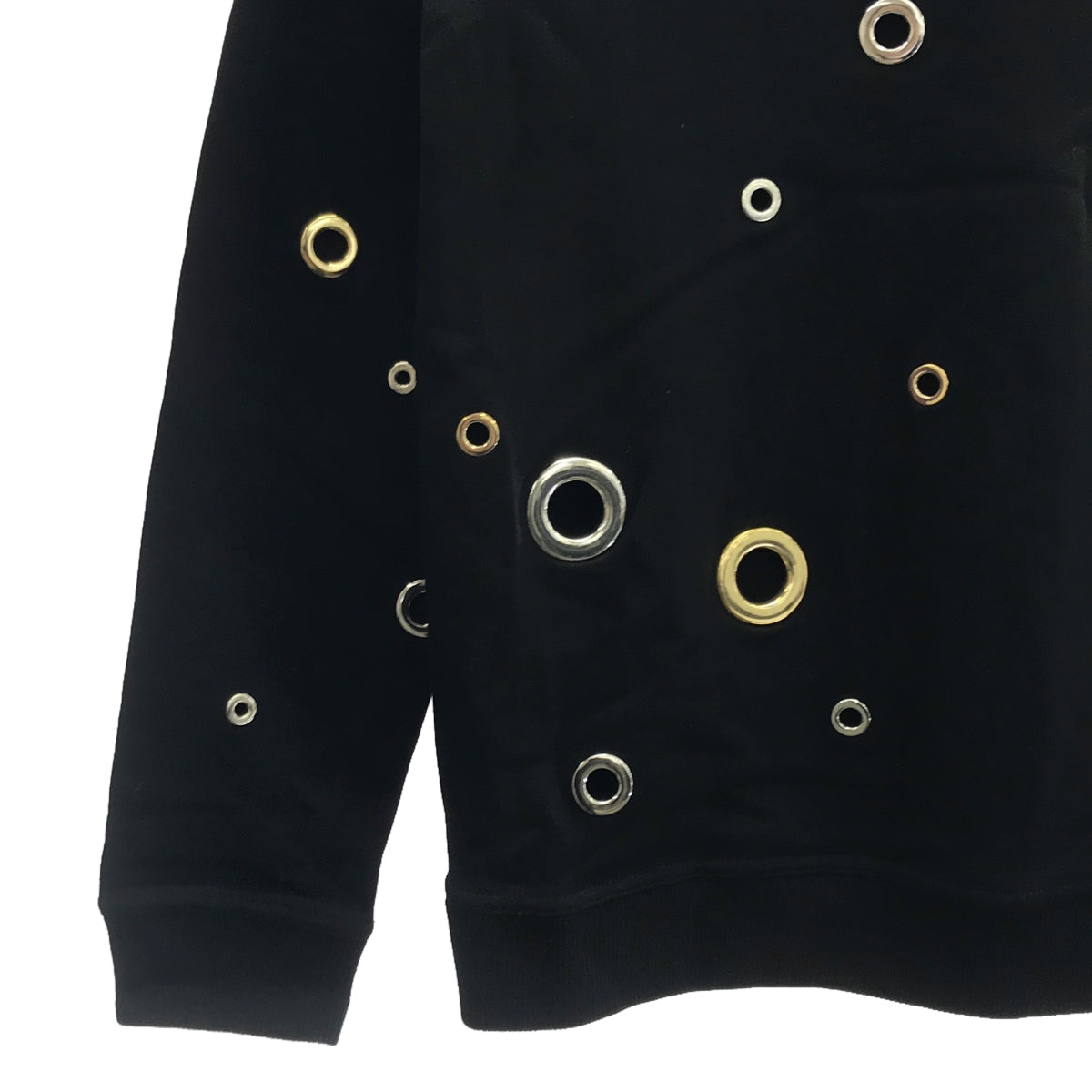 KENZO | Eyelet Crewneck Sweatshirt | S | Black | Women's