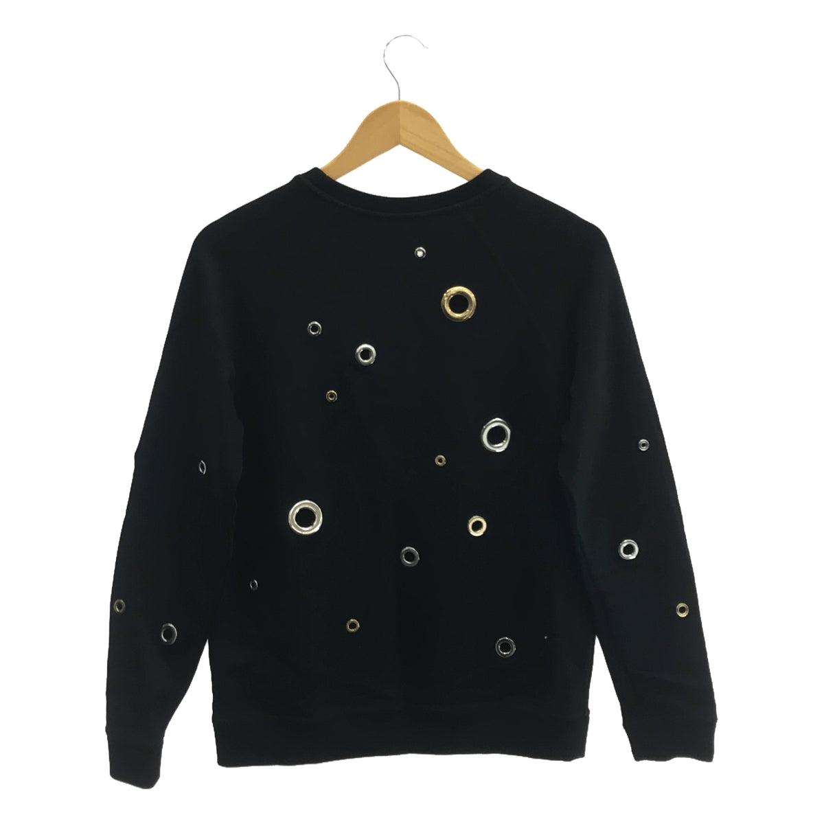 KENZO | Eyelet Crewneck Sweatshirt | S | Black | Women's