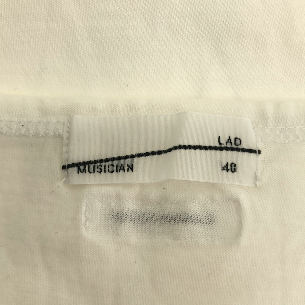 LAD MUSICIAN / ラッドミュージシャン | プリント スリーブレス  Tシャツ カットソー | 40 | ホワイト | レディース