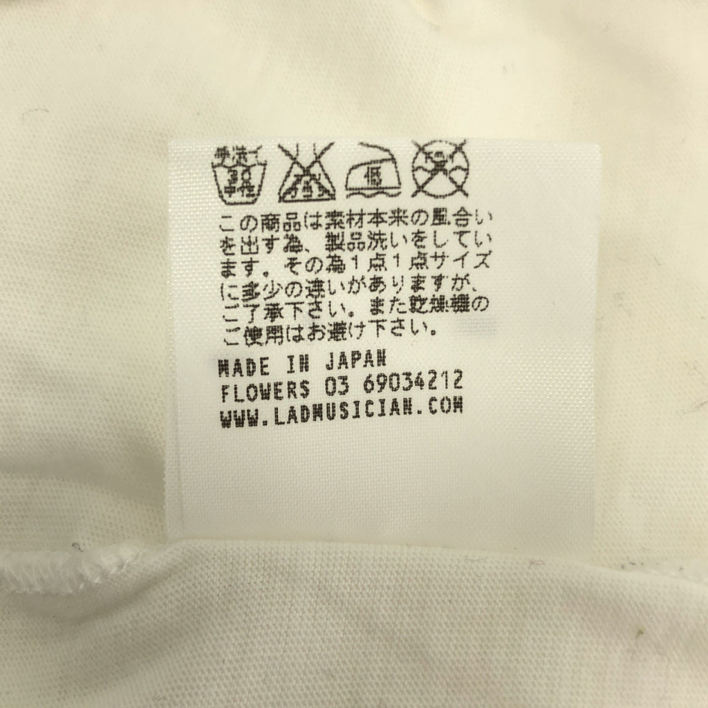LAD MUSICIAN / ラッドミュージシャン | プリント スリーブレス  Tシャツ カットソー | 40 |