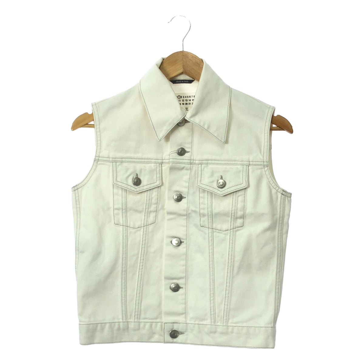[狀況良好] Maison Margiela | 2021春夏 |牛仔背心 | S |白色 |女性的
