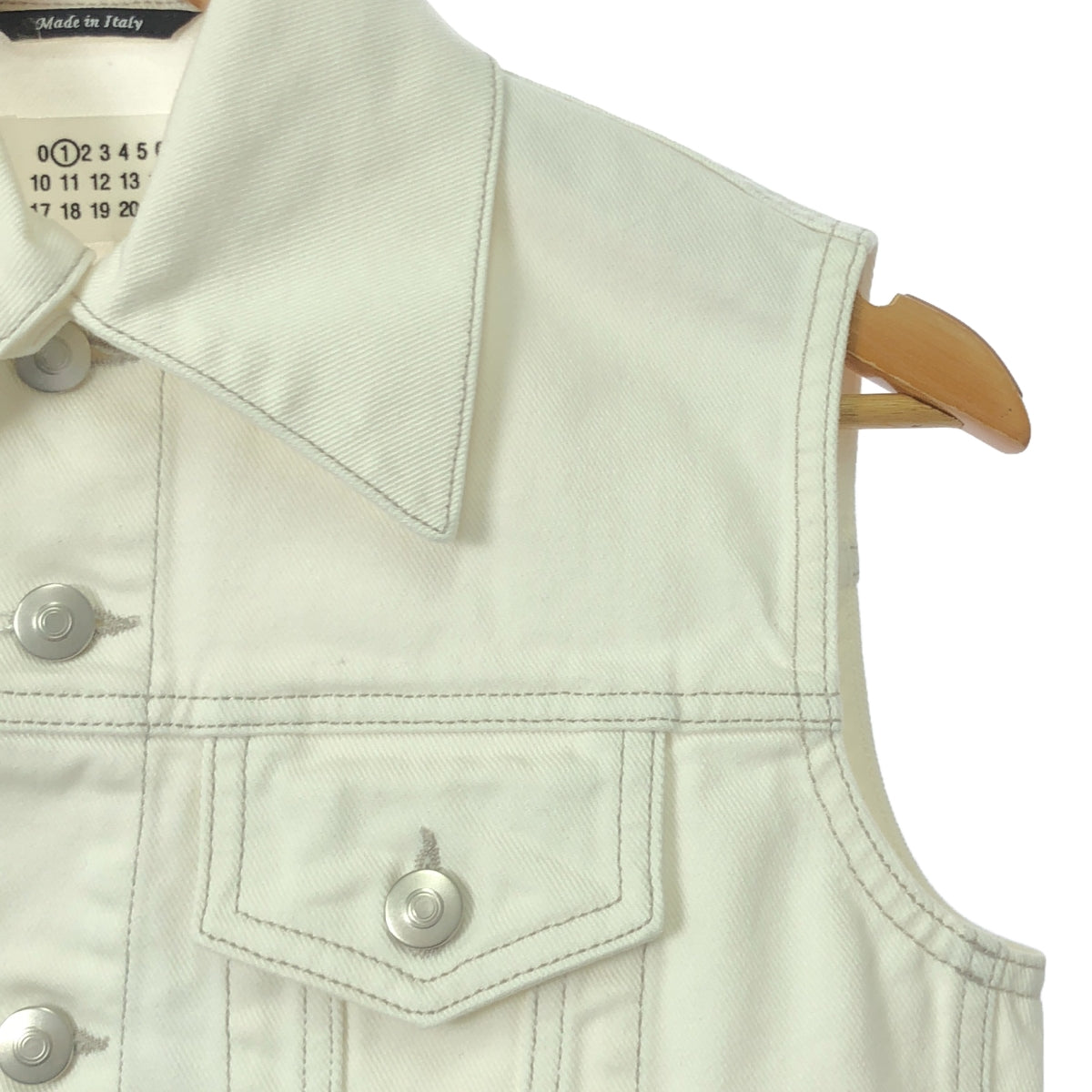 [狀況良好] Maison Margiela | 2021春夏 |牛仔背心 | S |白色 |女性的