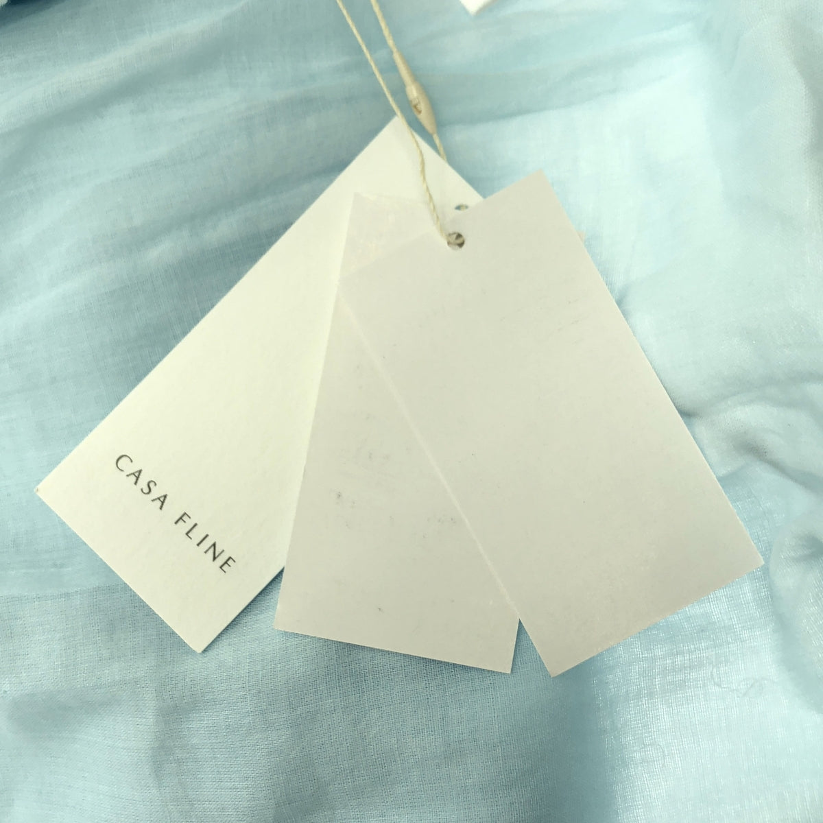 【新品】CASA FLINE | 有機棉蕾絲半身裙 | F碼 | 薩克塞藍 | 女款