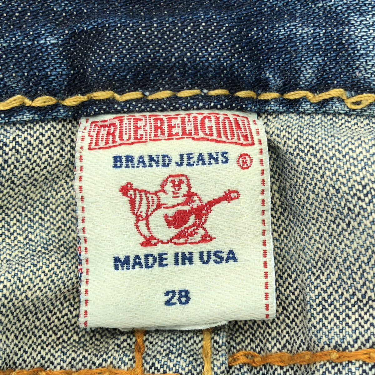 TRUE RELIGION / 트루 레리전 | BOBBY BIG T / 빈티지 가공 데님 팬츠 | 34 | 남성