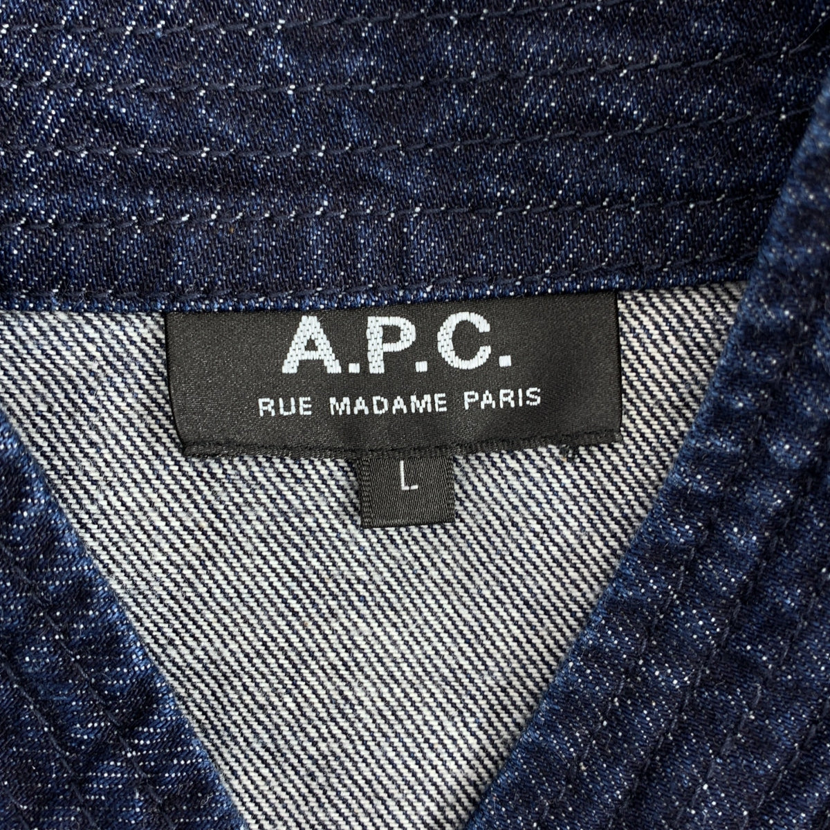 A.P.C. / アーペーセー | デニム チャイナジャケット | L | メンズ