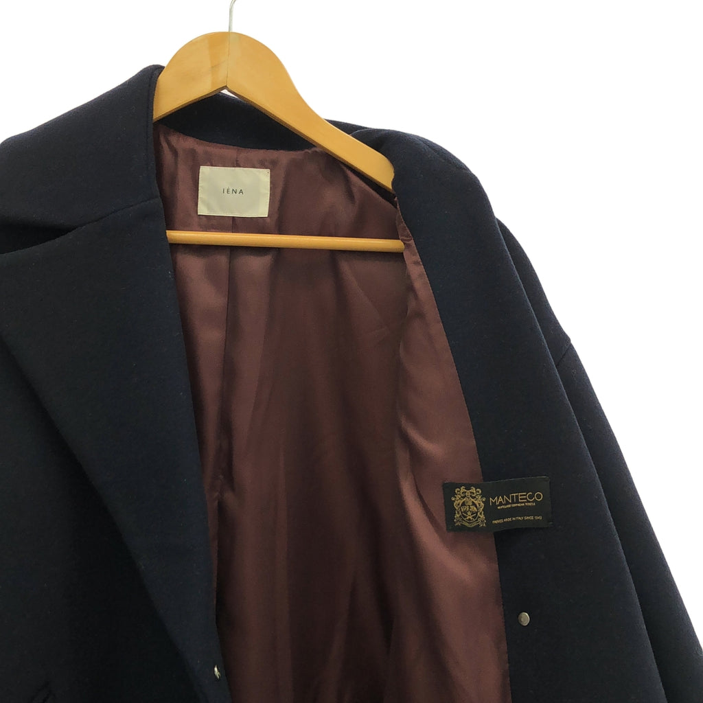 IENA / イエナ | MANTECO オーバーチェスター コート | 40 | ネイビー | レディース