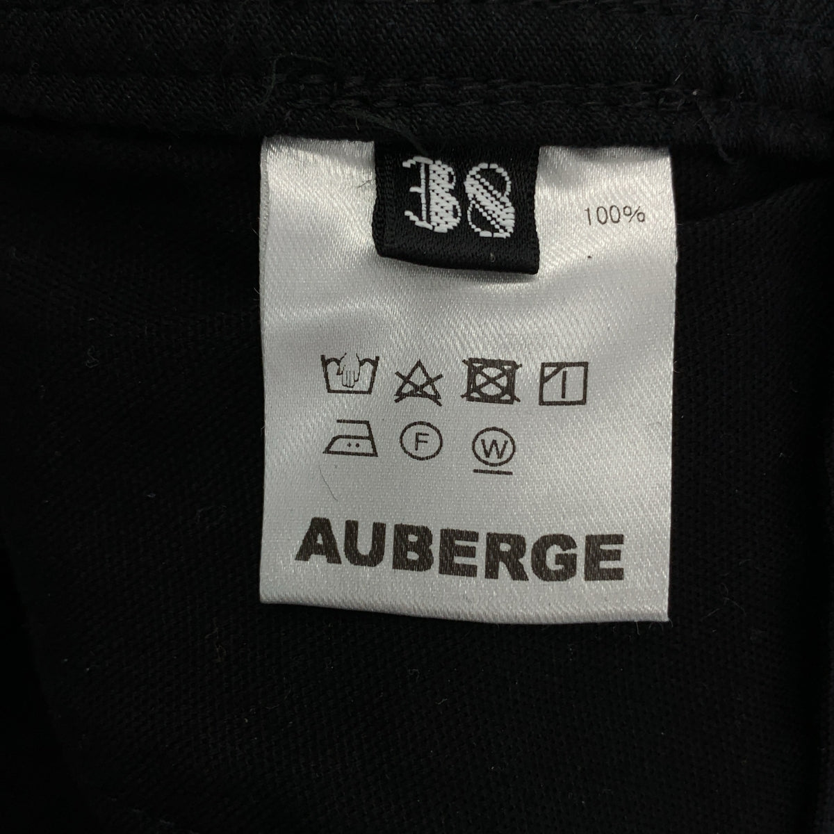 【美品】  AUBERGE / オーベルジュ | 2021AW | MC PEINTRE パーントル モールスキンコンプレ パンツ | 38 | ブラック | メンズ