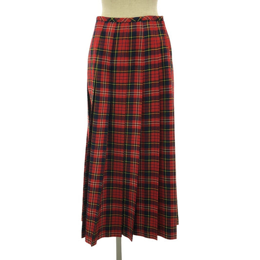 robe de chambre COMME des GARCONS / ローブドシャンブルコムデギャルソン | 2002AW | タータンチェック プリーツスカート | M | レディース