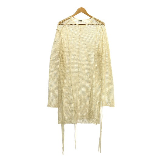 Midorikawa / Midorikawa | 2024SS | SEQUIN MESH L/S TEE 亮片 Russell 網眼長袖剪裁與縫製 | S | 男款