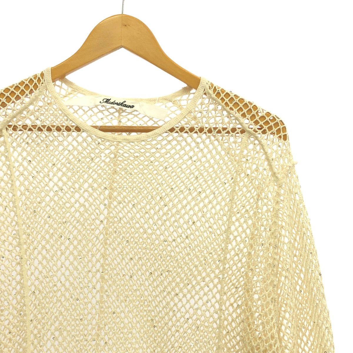Midorikawa / Midorikawa | 2024SS | SEQUIN MESH L/S TEE 亮片 Russell 網眼長袖剪裁與縫製 | S | 男款