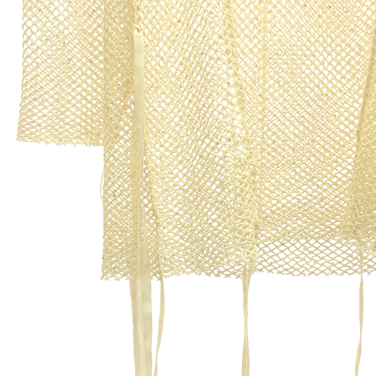 Midorikawa / Midorikawa | 2024SS | SEQUIN MESH L/S TEE 亮片 Russell 網眼長袖剪裁與縫製 | S | 男款