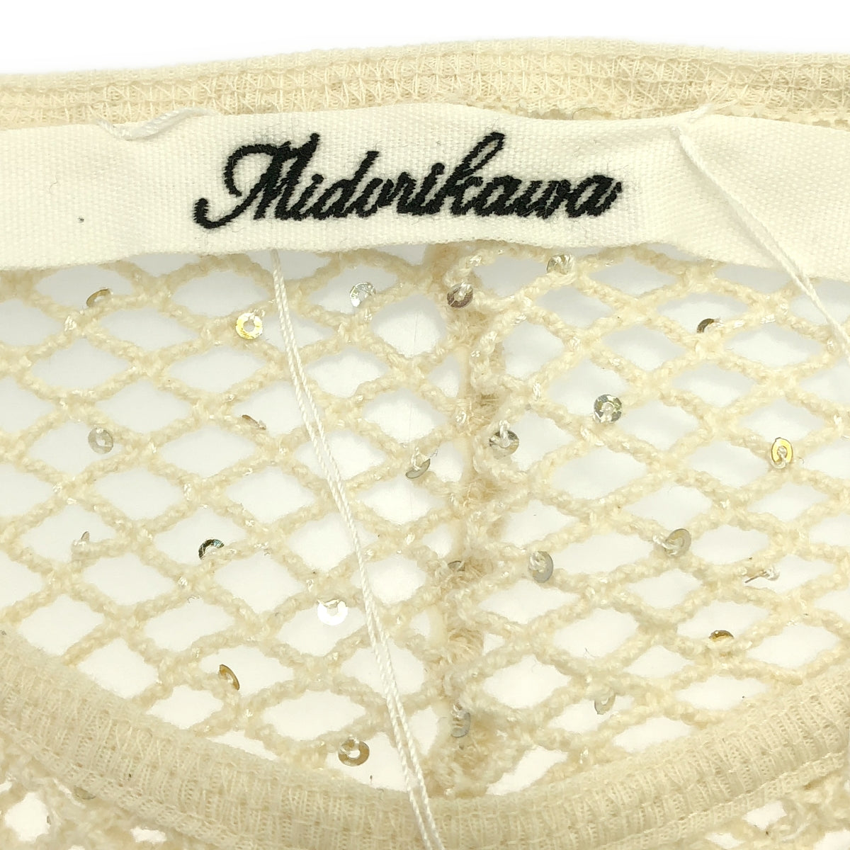 Midorikawa / Midorikawa | 2024SS | SEQUIN MESH L/S TEE 亮片 Russell 網眼長袖剪裁與縫製 | S | 男款