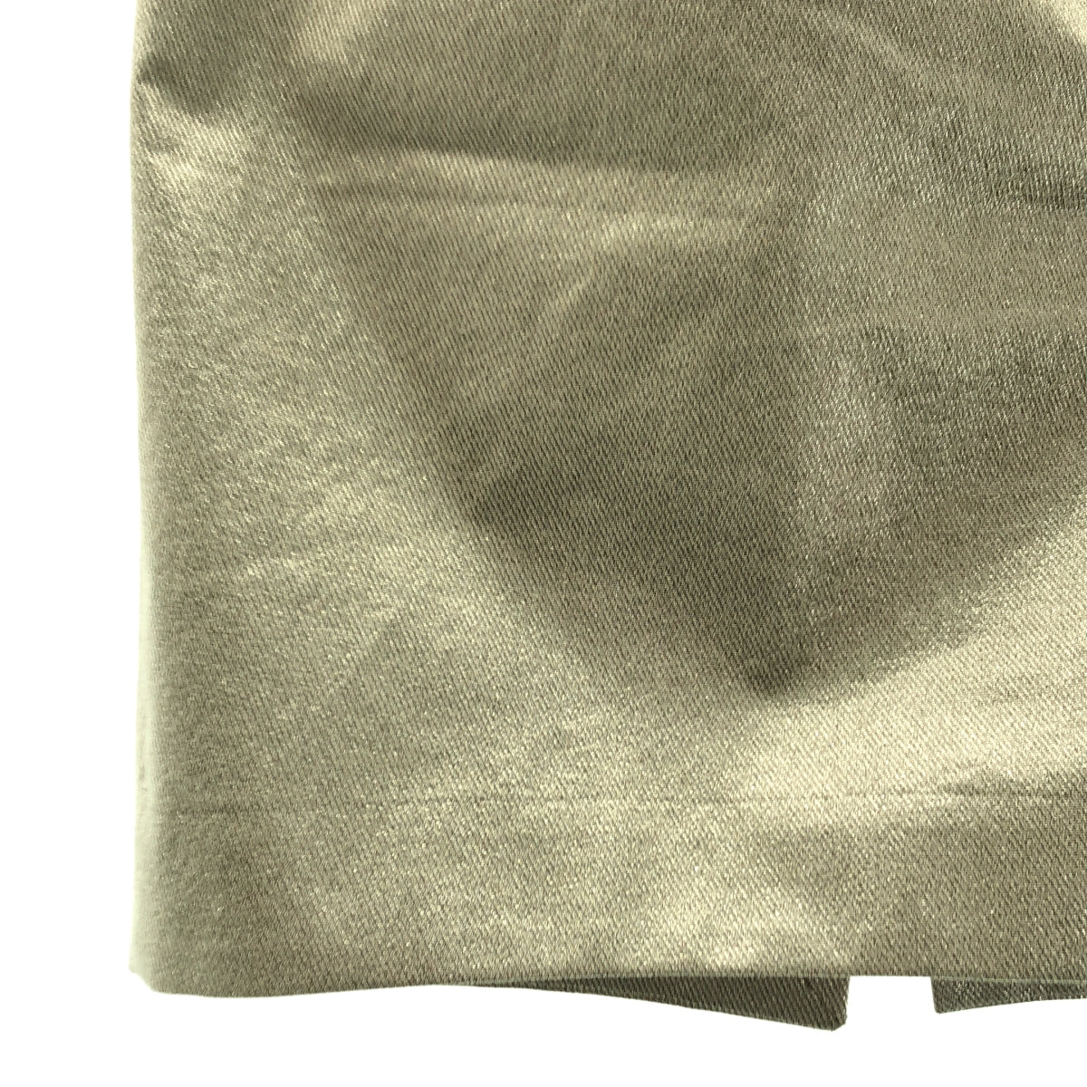 BLAMINK / ブラミンク | ラメ ギャザー バック スリット スカート | 38 | レディース