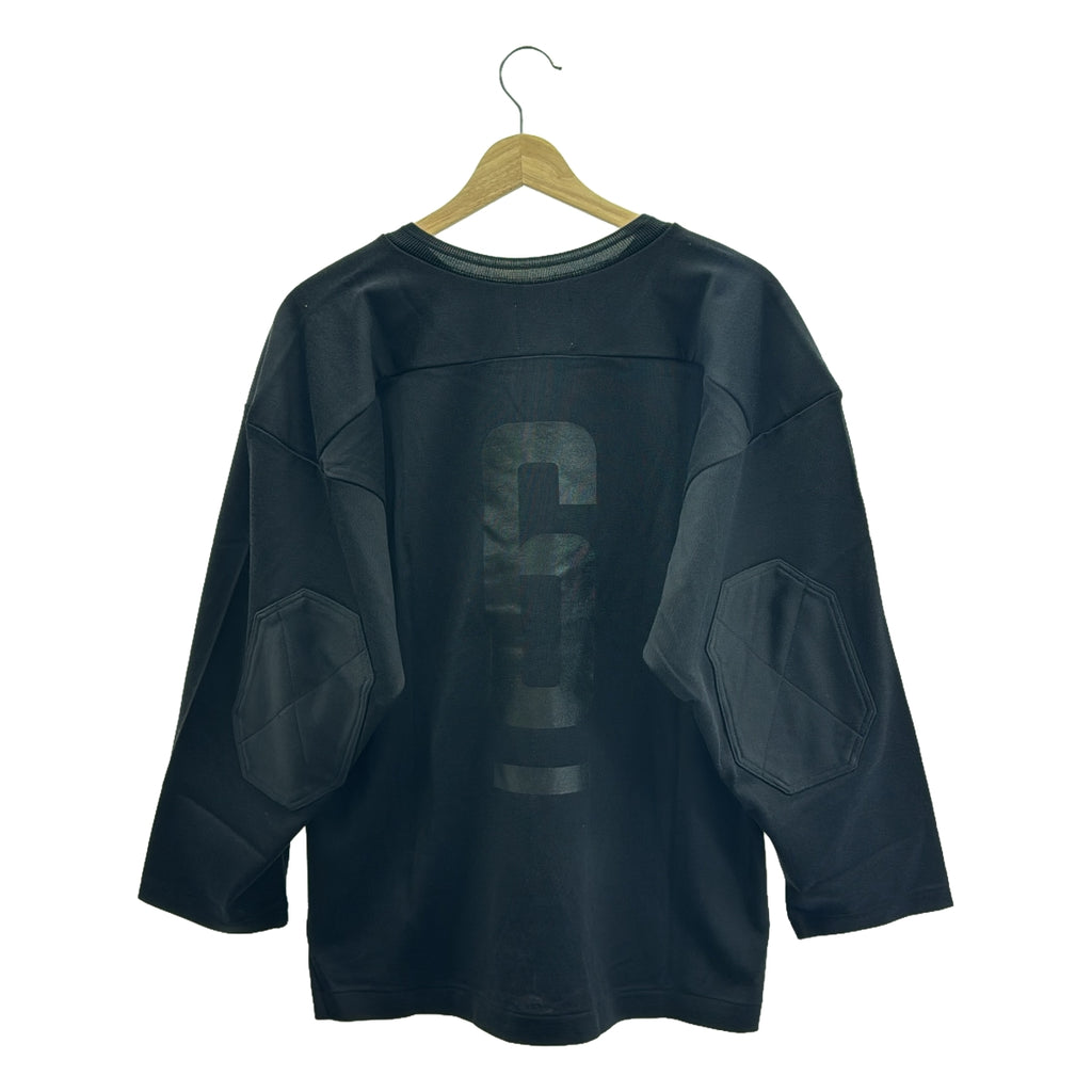 m.u Japoness / エムユー | NUMBER FOOTBALL Tシャツ | F | ブラック | レディース