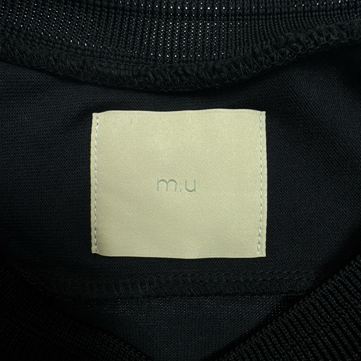 m.u Japoness / エムユー | NUMBER FOOTBALL Tシャツ | F | ブラック | レディース