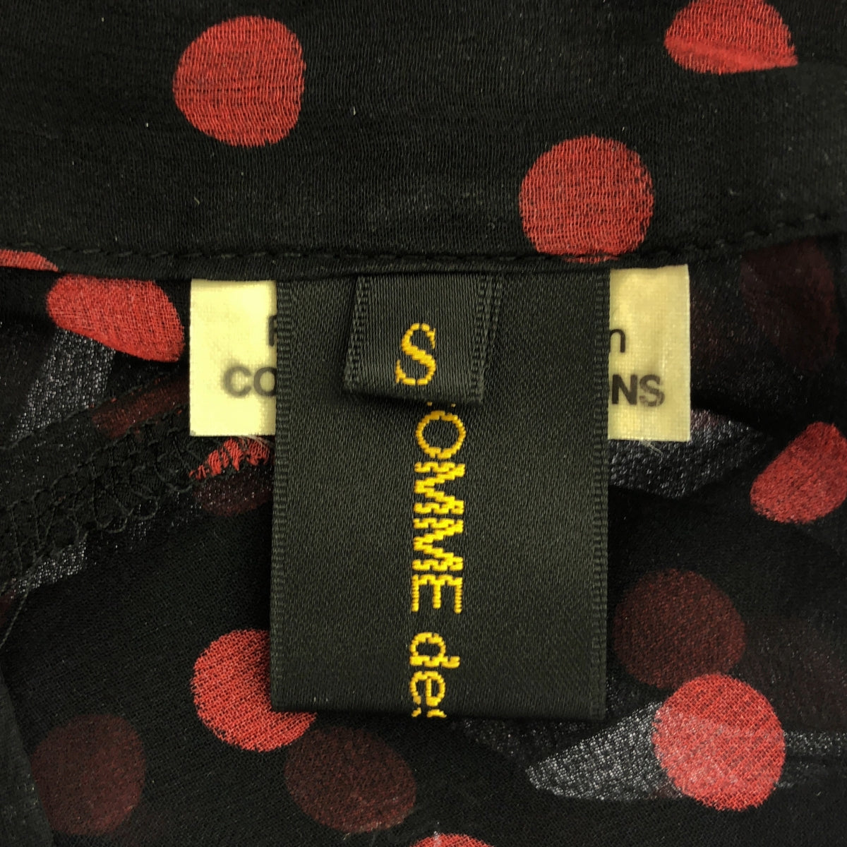 COMME des GARCONS | Dot See-Through Long Jacket | S | Women's