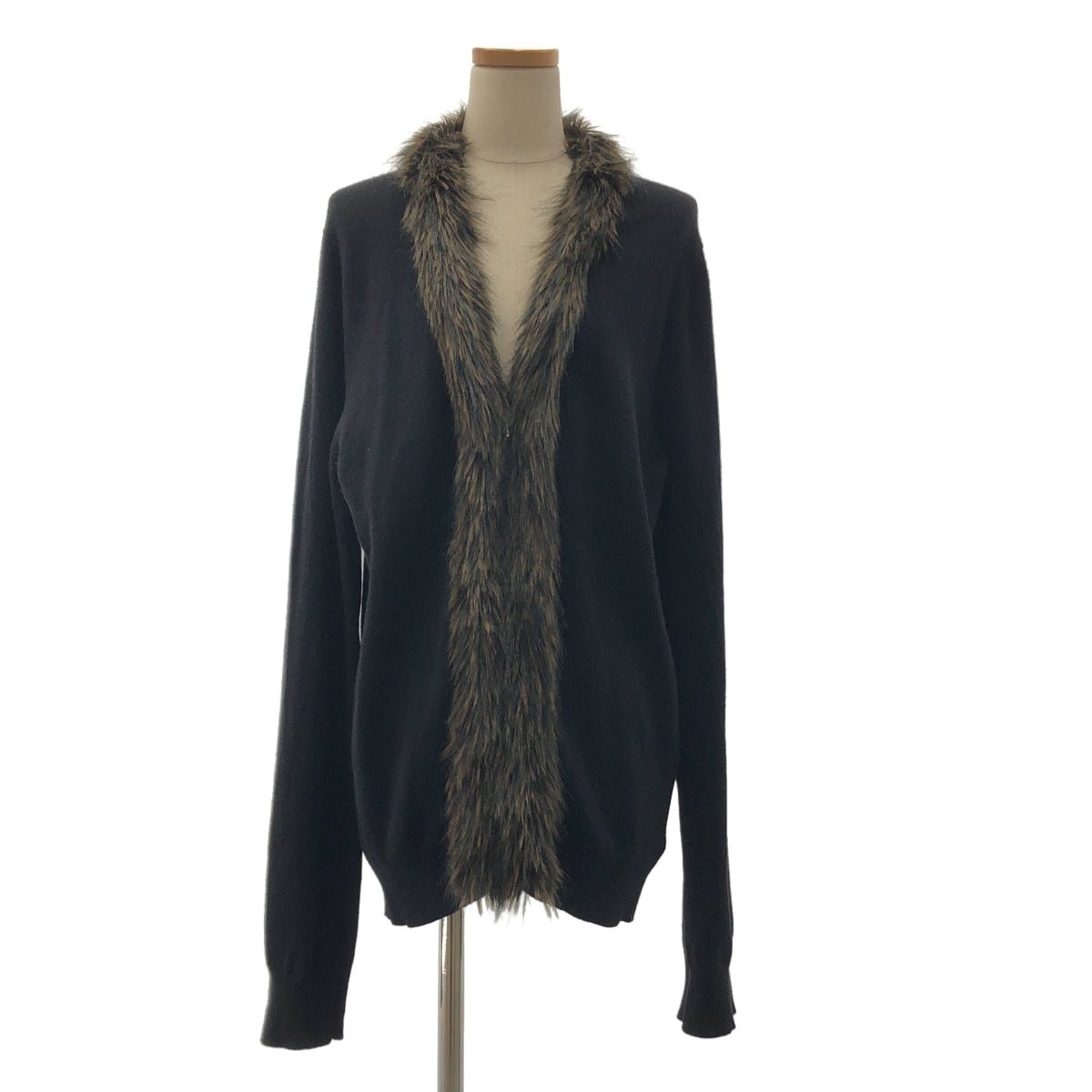 COMME des GARÇONS HOMME PLUS | 2010 秋冬 |羊毛毛皮浸拉鍊針織開襟衫 | SHOPBOP L 號 |男士