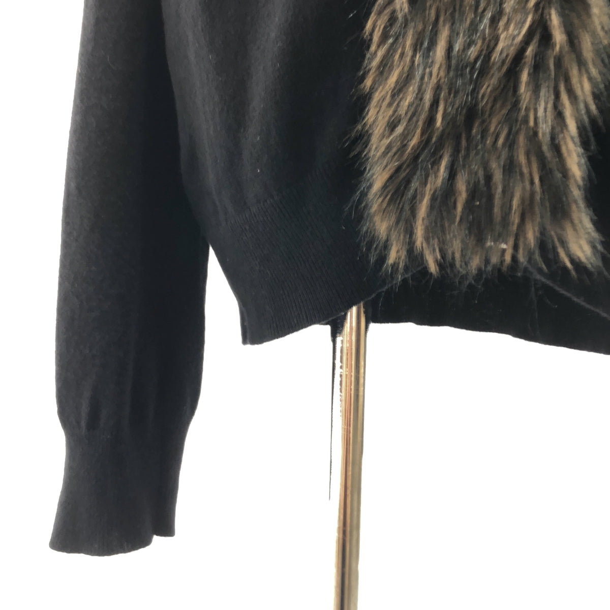 COMME des GARÇONS HOMME PLUS | 2010 秋冬 |羊毛毛皮浸拉鍊針織開襟衫 | SHOPBOP L 號 |男士