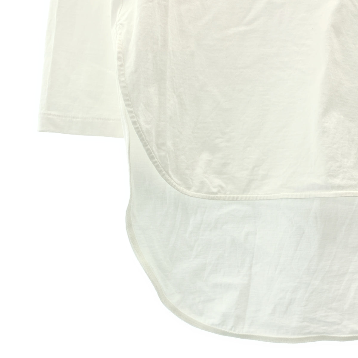 ATON / 에이턴 | 수빈 코튼 라운드 헴 롱 슬리브 컷소우 | 02 |