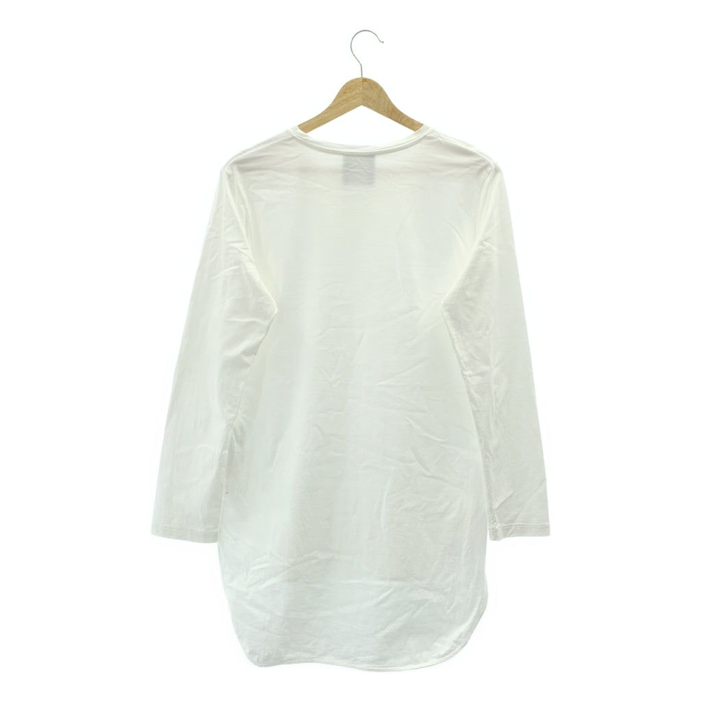 ATON / 에이턴 | 수빈 코튼 라운드 헴 롱 슬리브 컷소우 | 02 |