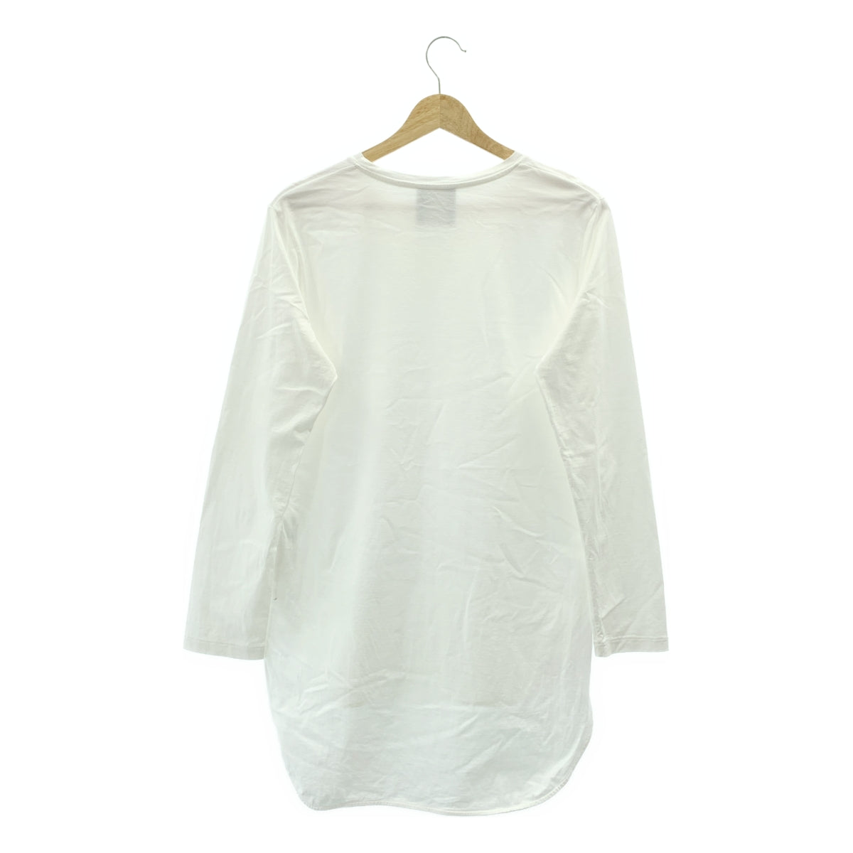 ATON / 에이턴 | 수빈 코튼 라운드 헴 롱 슬리브 컷소우 | 02 |