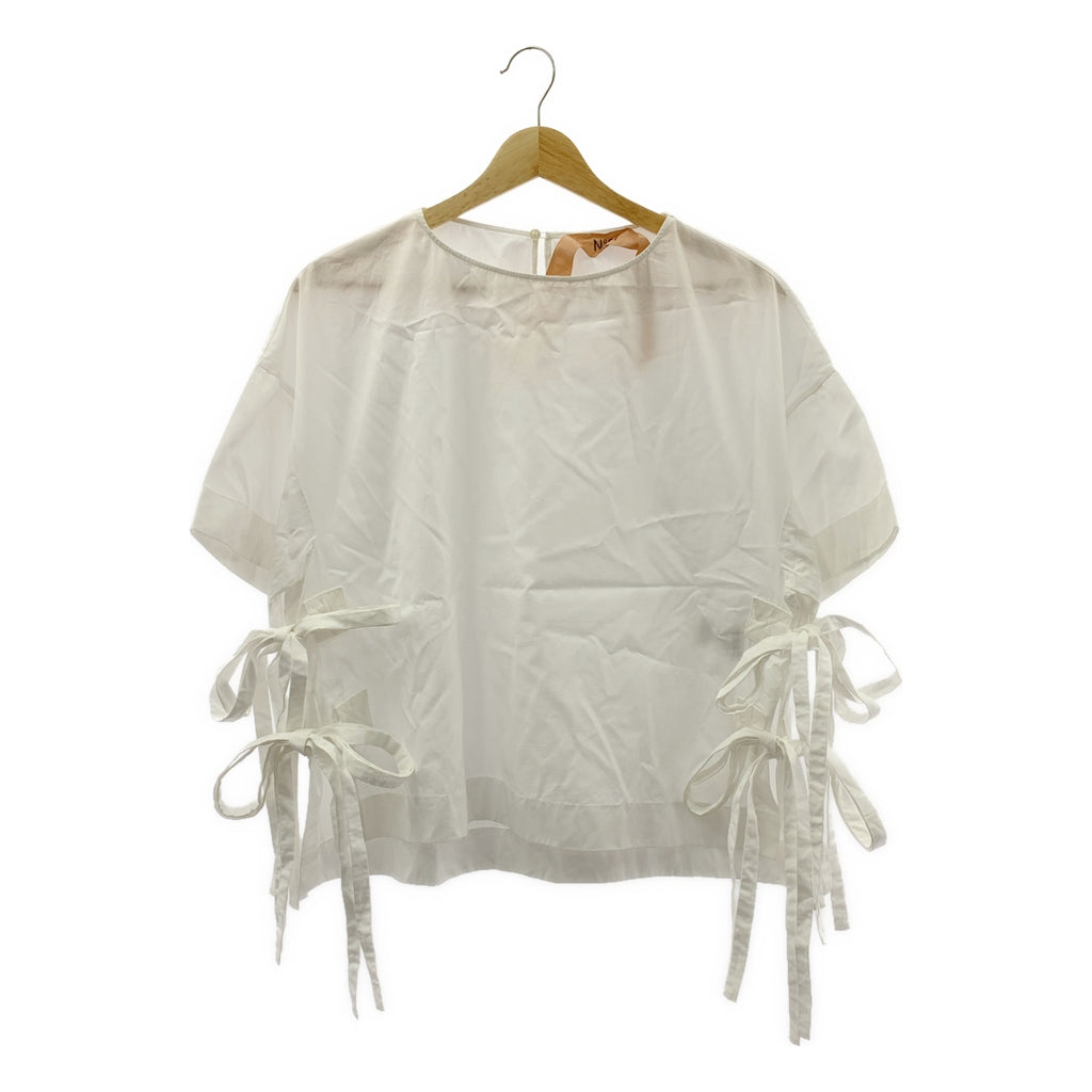 N°21 / ヌメロヴェントゥーノ | サイドリボン プルオーバー 半袖シャツ | 38 | レディース