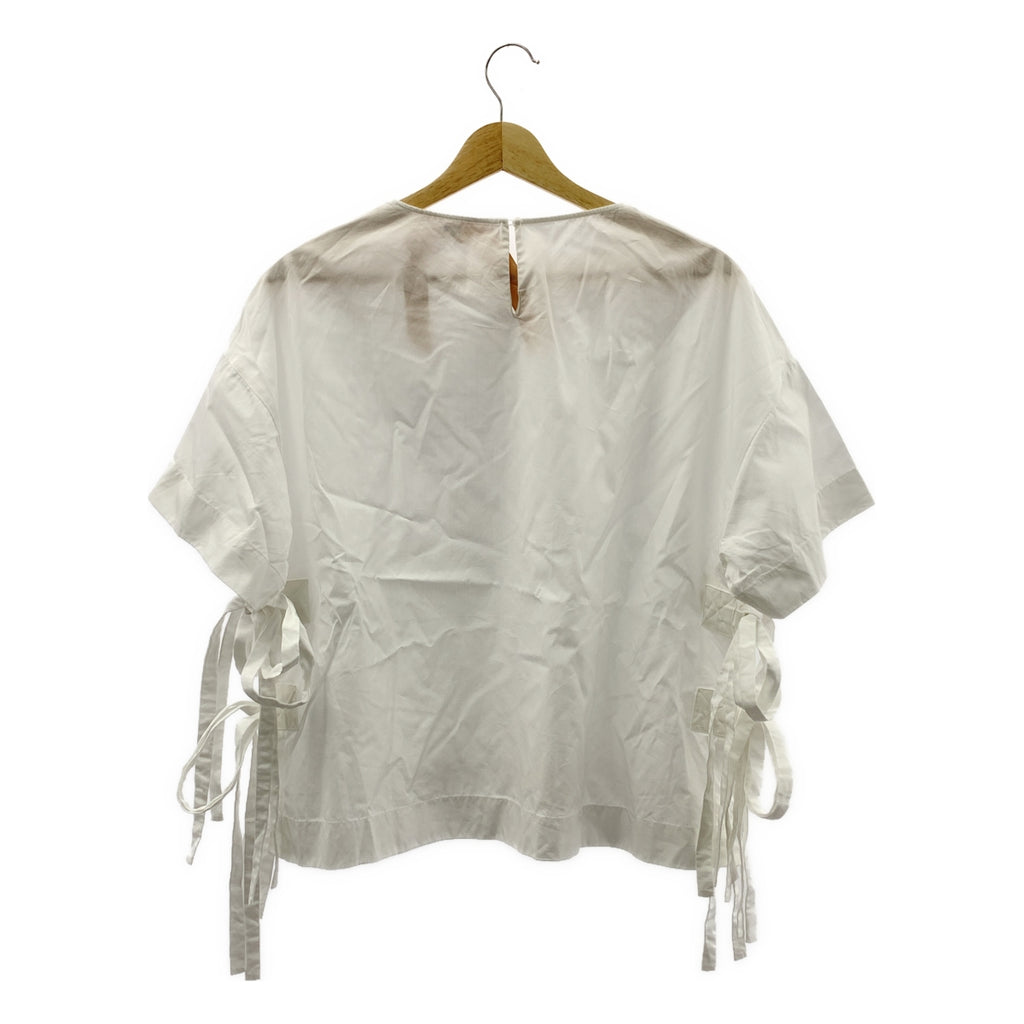 N°21 / ヌメロヴェントゥーノ | サイドリボン プルオーバー 半袖シャツ | 38 | レディース