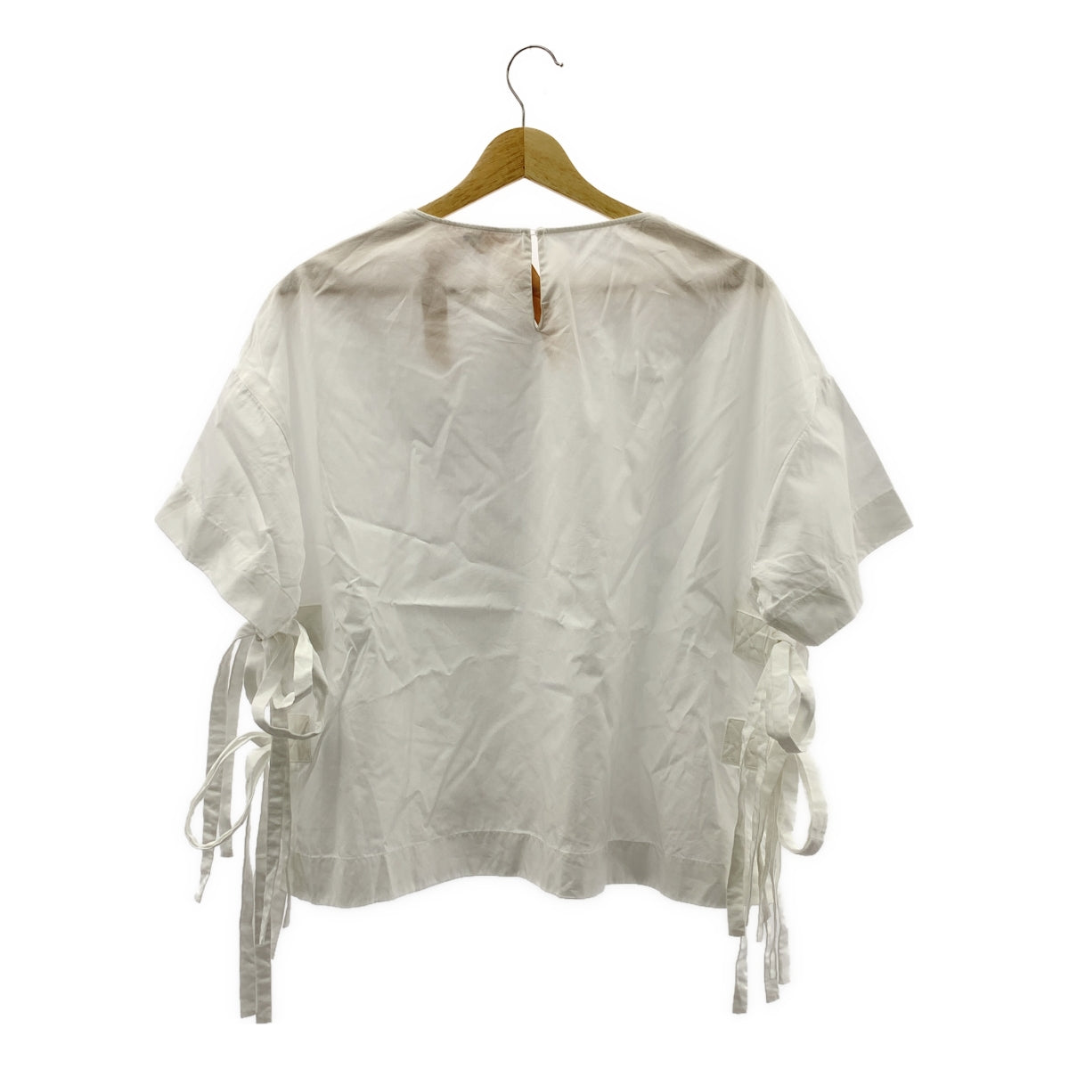 N°21 / ヌメロヴェントゥーノ | サイドリボン プルオーバー 半袖シャツ | 38 | レディース