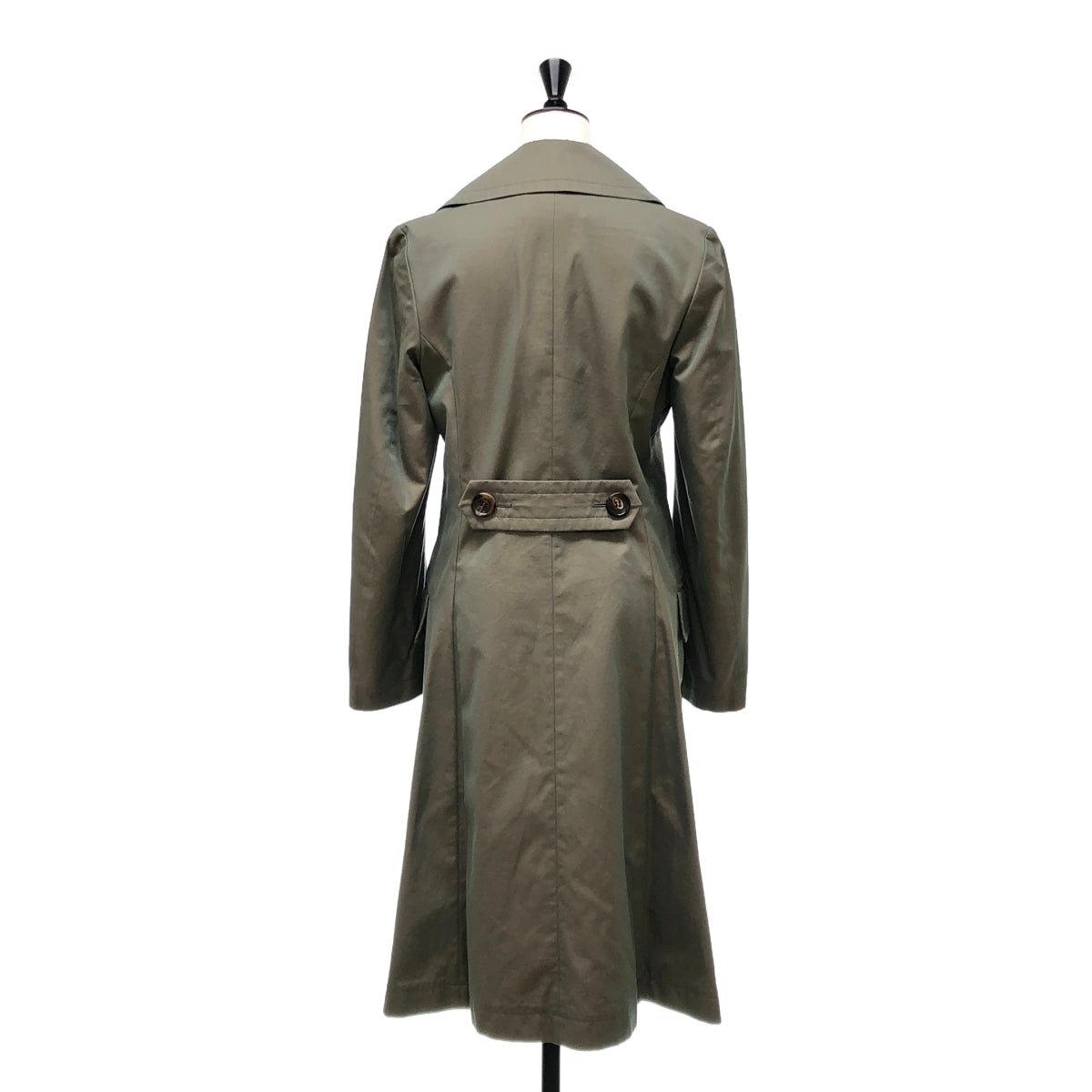 tricot COMME des GARCONS / トリココムデギャルソン | 2004SS | 玉虫色 シングル ロングコート / 総裏地 | M | カーキ系 | レディース