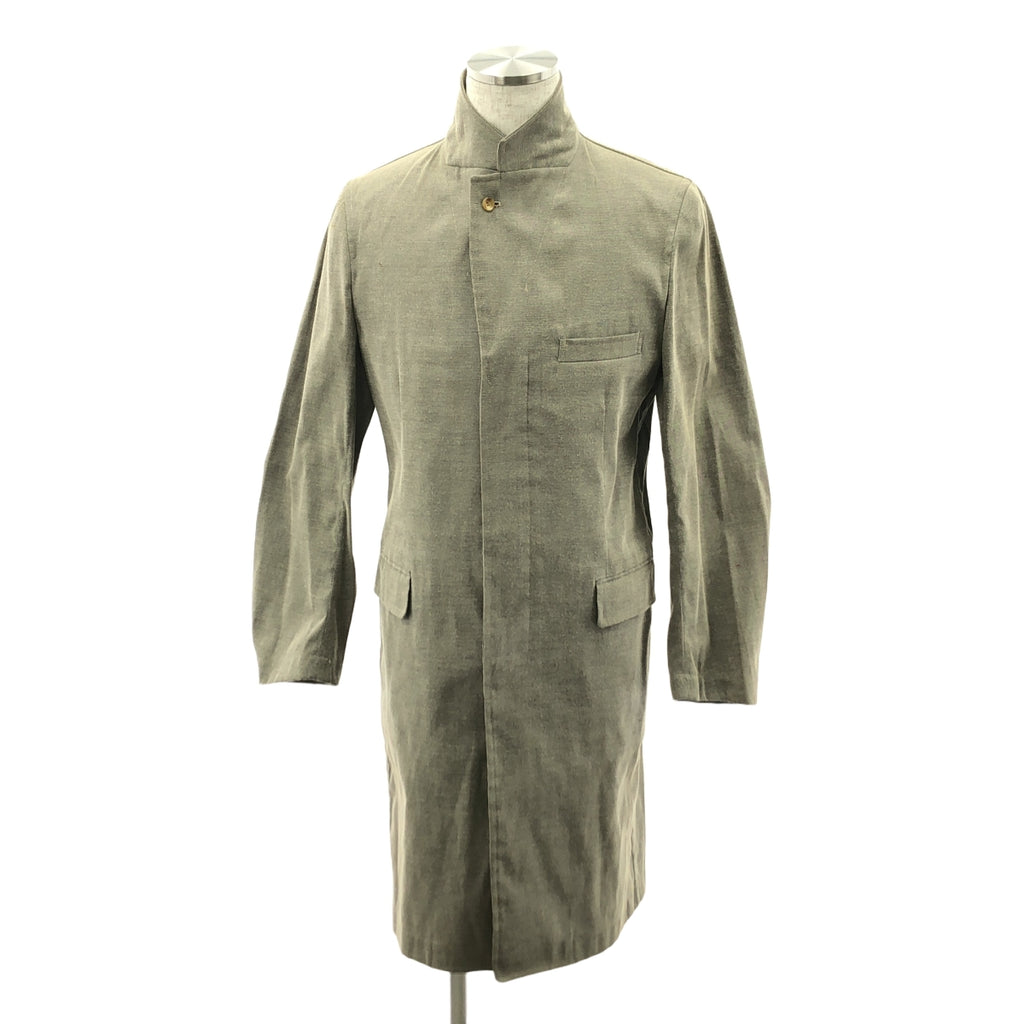 COMME des GARCONS HOMME PLUS / コムデギャルソンオムプリュス | AD1997 | 90s ポリコットン オックスフォード チェスターコート | M | グレー | メンズ