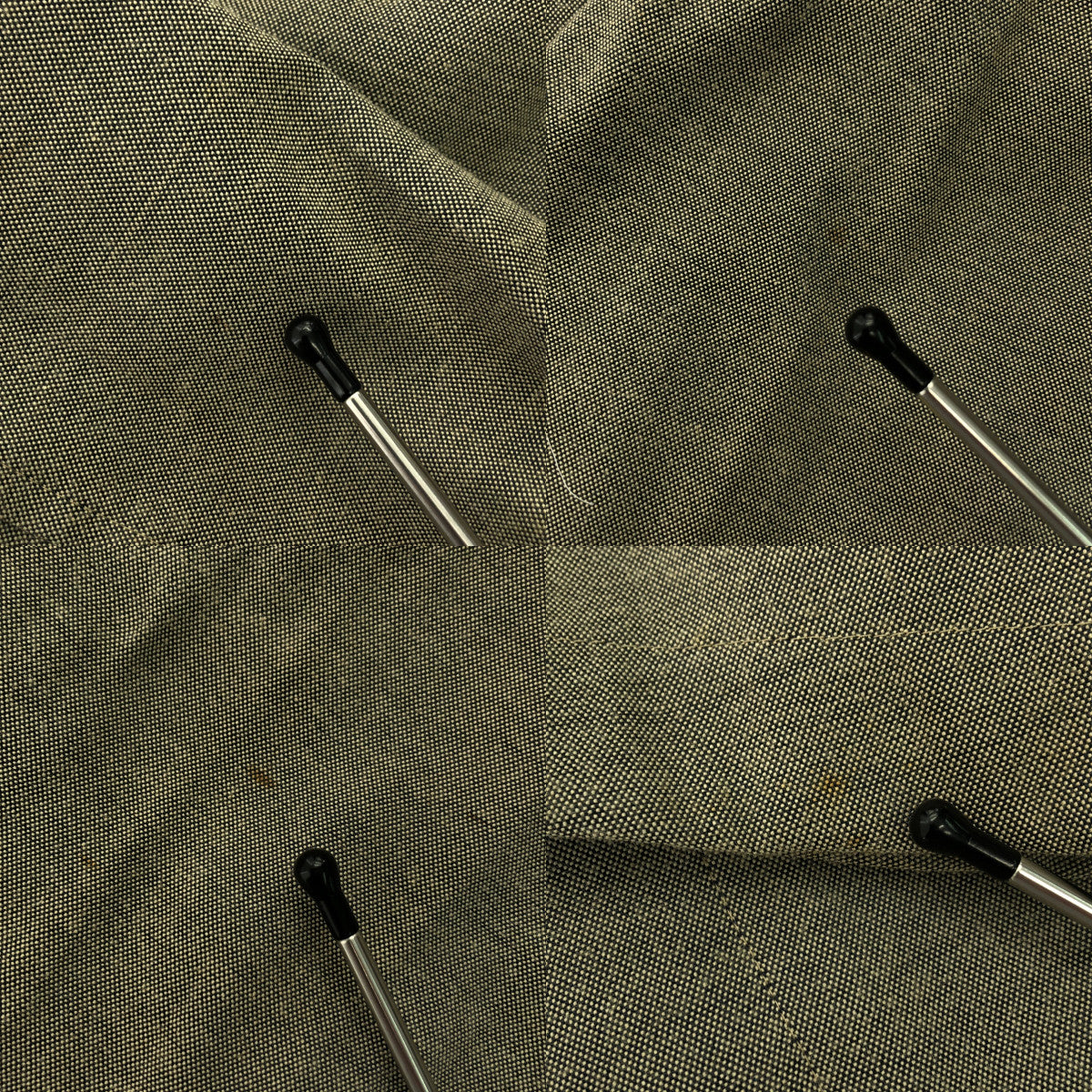 COMME des GARCONS HOMME PLUS |公元1997年 | 90年代滌棉牛津切斯特大衣| M |灰色 |男士