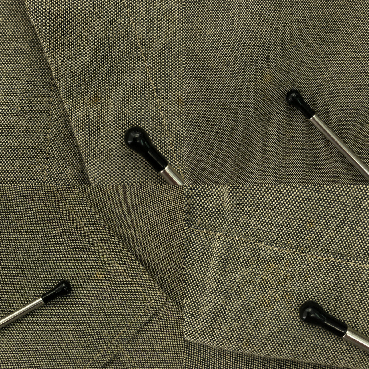 COMME des GARCONS HOMME PLUS |公元1997年 | 90年代滌棉牛津切斯特大衣| M |灰色 |男士