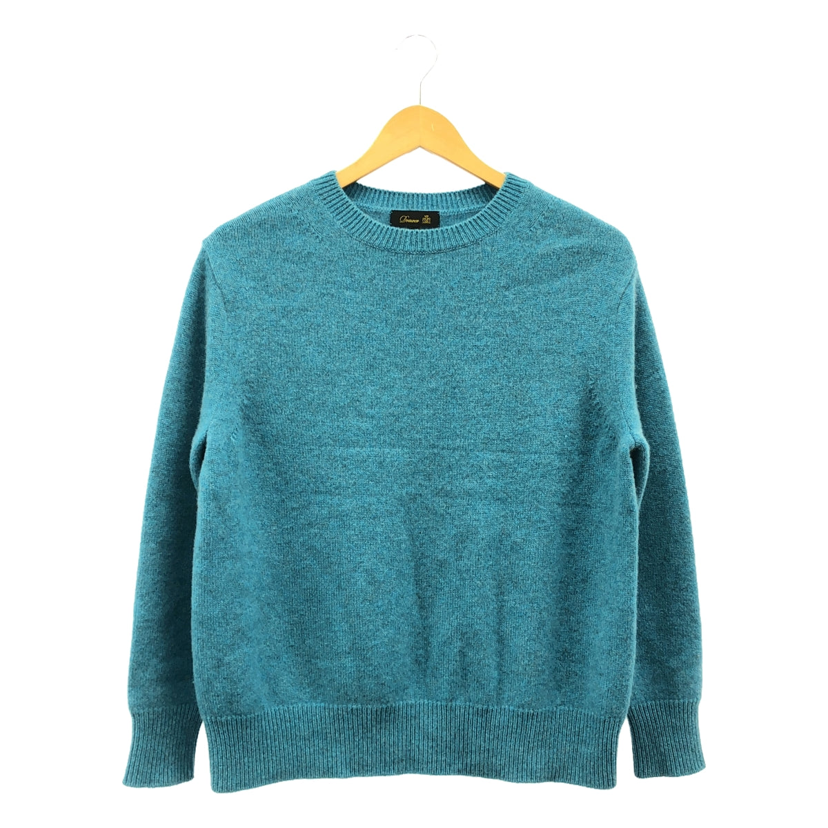 Drawer | 7G Cashmere Crew Neck Pullover Knit | 1 | Blue | Women's