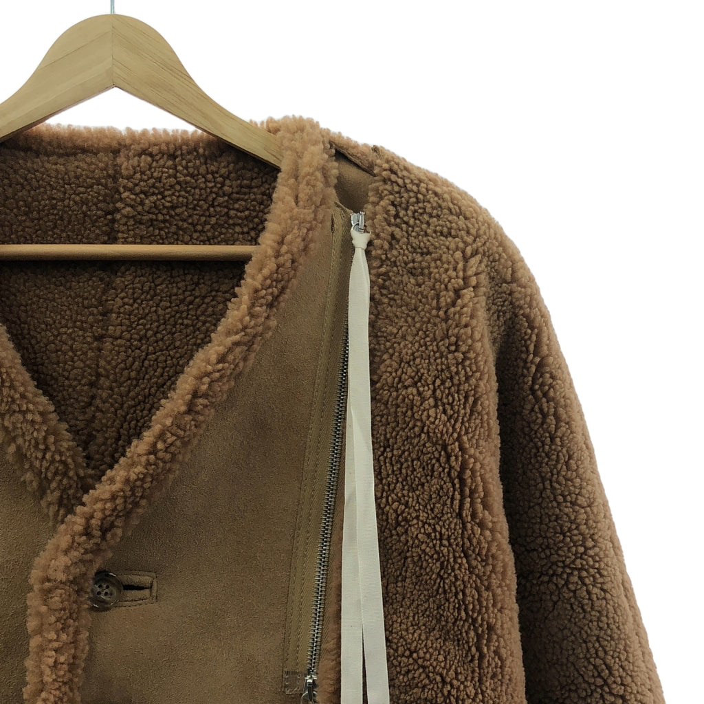 [新品] 綠川 / 綠川 | 2023AW | Docking Mouton 夾克 2Way Docking Mouton 夾克 | FREE | CAMEL / 駝色 | 男款