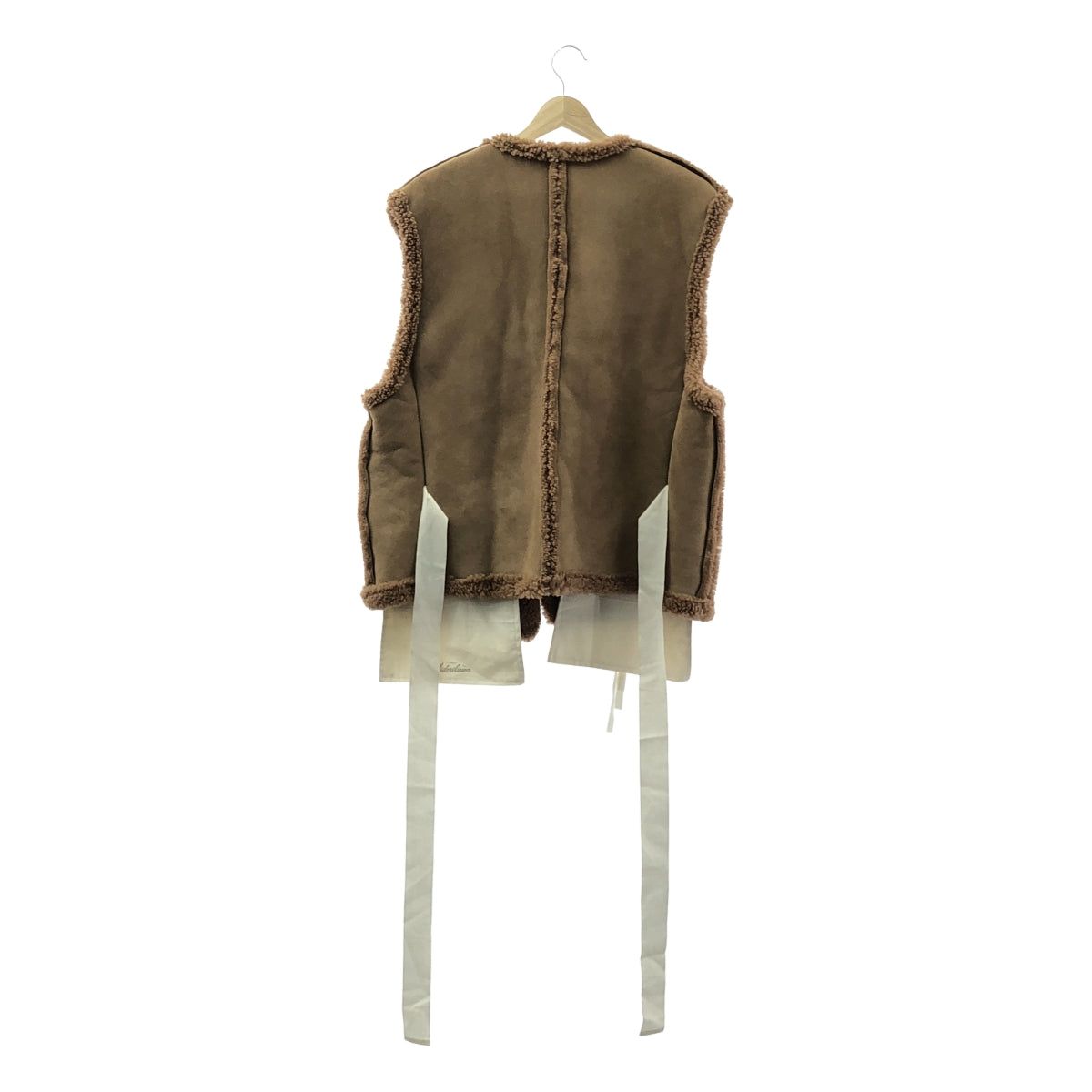 【新品】  Midorikawa / ミドリカワ | 2023AW | Docking Mouton Jacket 2Way ドッキング ムートンジャケット | FREE | CAMEL / キャメル | メンズ