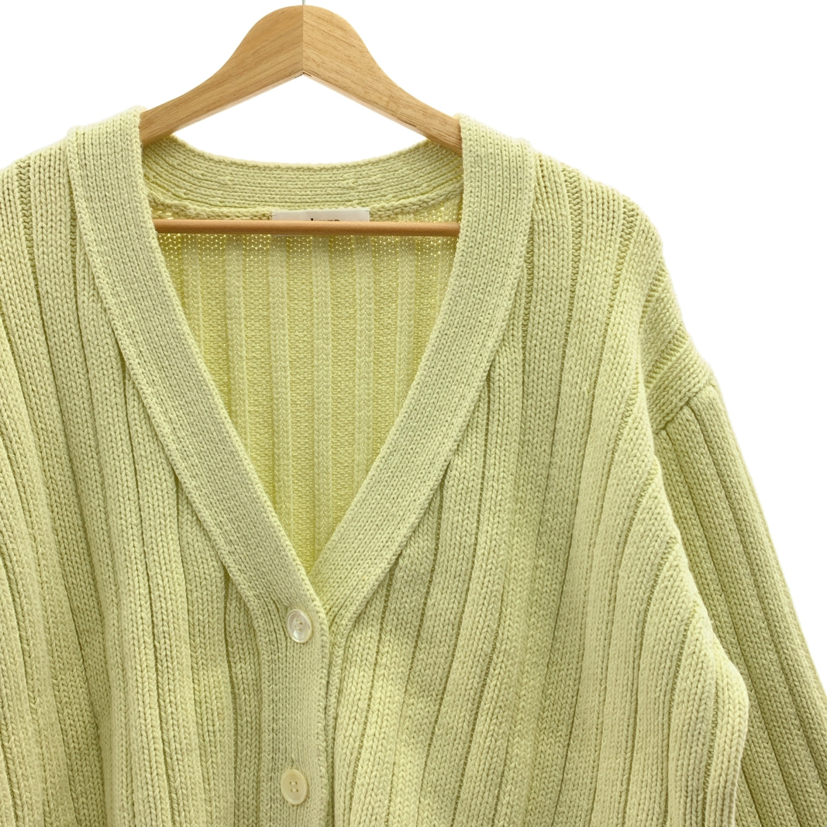 ebure ローゲージカシミヤニットカーディガン 中古・古着通販】EBURE (エブール) ローゲージカシミヤニット