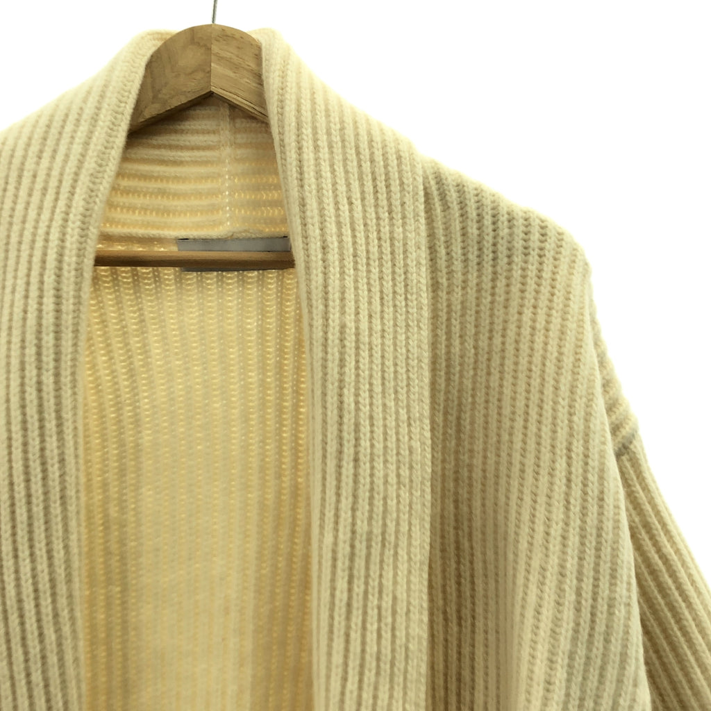 SAYAKADAVIS / サヤカディヴィス | ウール リブ編み ロング ニット カーディガン | P | レディース