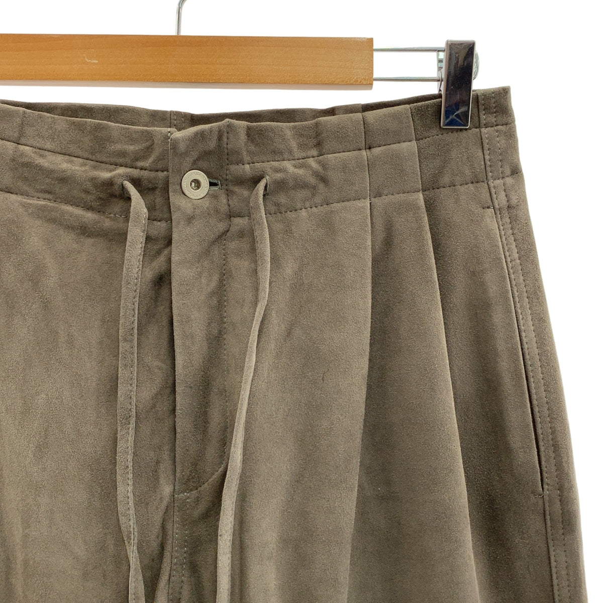 nonnative / ノンネイティブ | VOYAGER EASY PANTS SHEEP LEATHER / 羊革 シープレザー ドローストリング  パンツ | 0 | メンズ