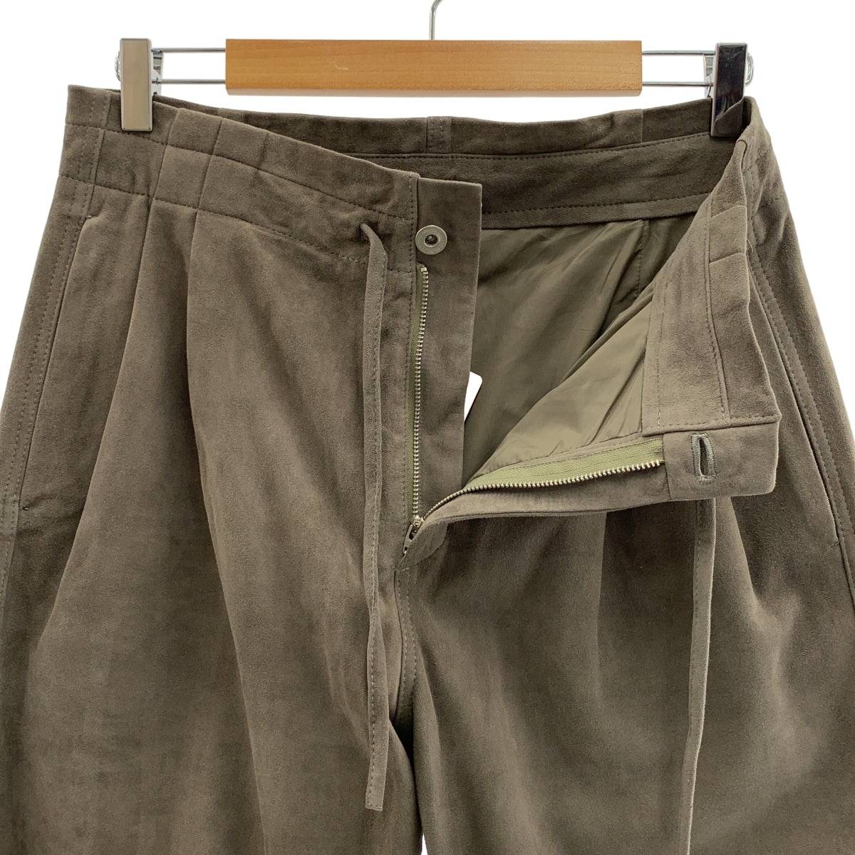 nonnative / ノンネイティブ | VOYAGER EASY PANTS SHEEP LEATHER / 羊革 シープレザー ドローストリング  パンツ | 0 | メンズ