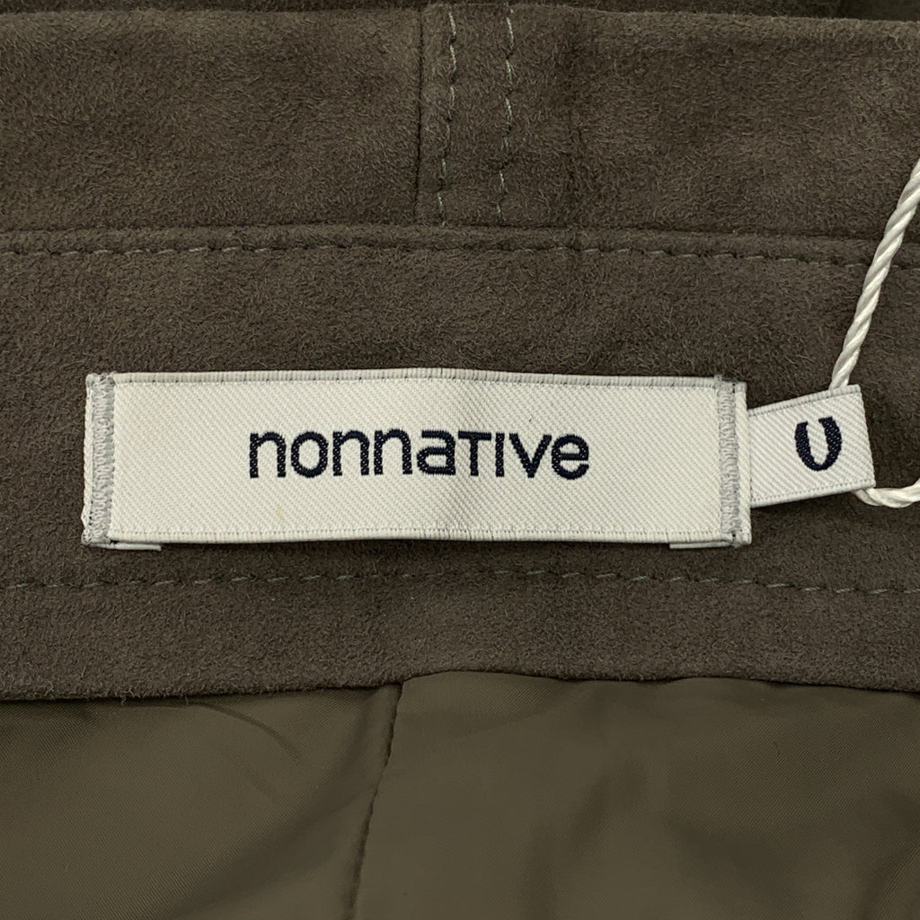 nonnative / 비 네이티브 | VOYAGER EASY PANTS SHEEP LEATHER / 양가죽 시프레자 드로 스트링 팬츠 | 0 | 남성
