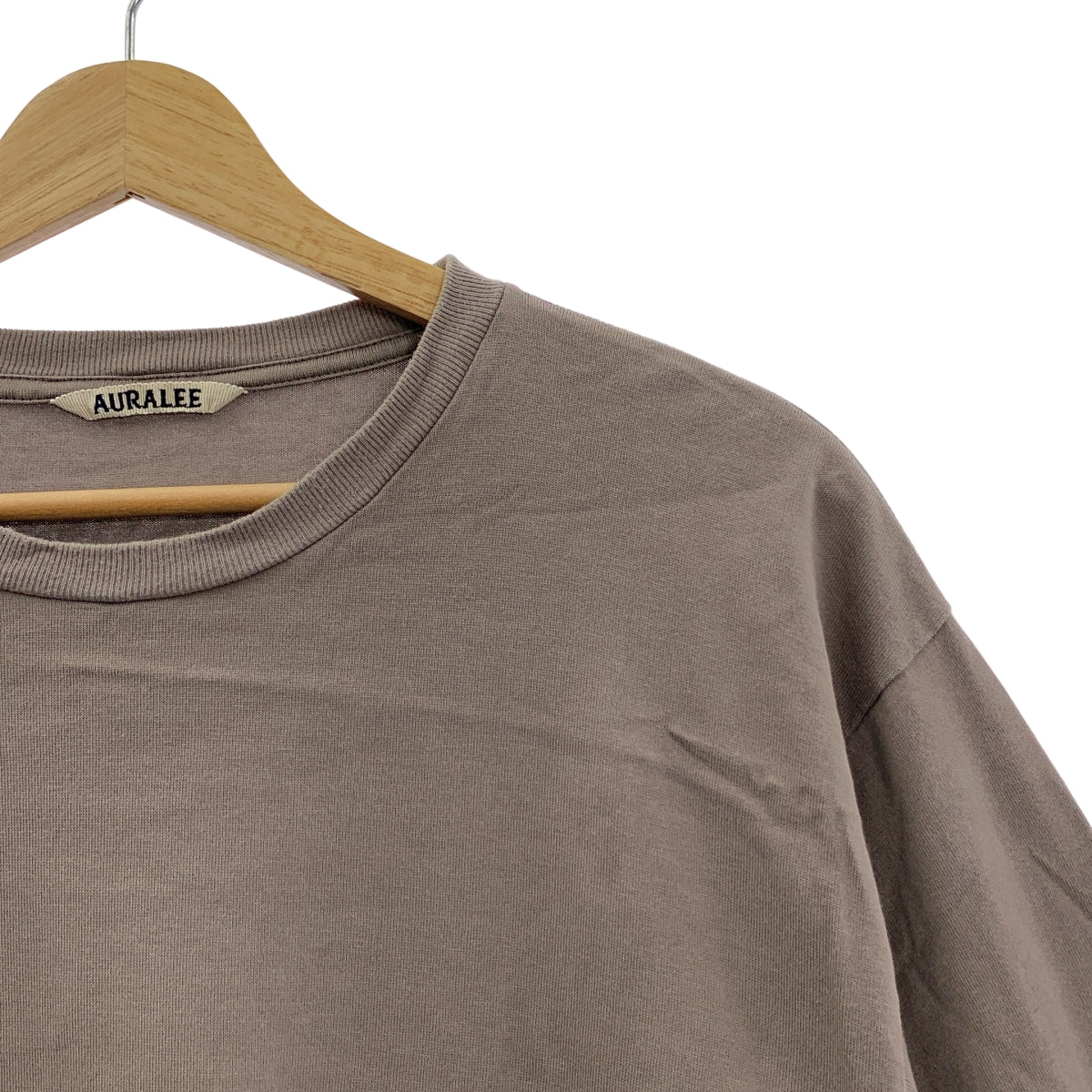AURALEE | LUSTER PLAITING L/S TEE 長袖剪裁與縫紉 | 4 | 男款